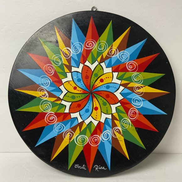 Other - Wooden Circle Color - Mandala 12" dia